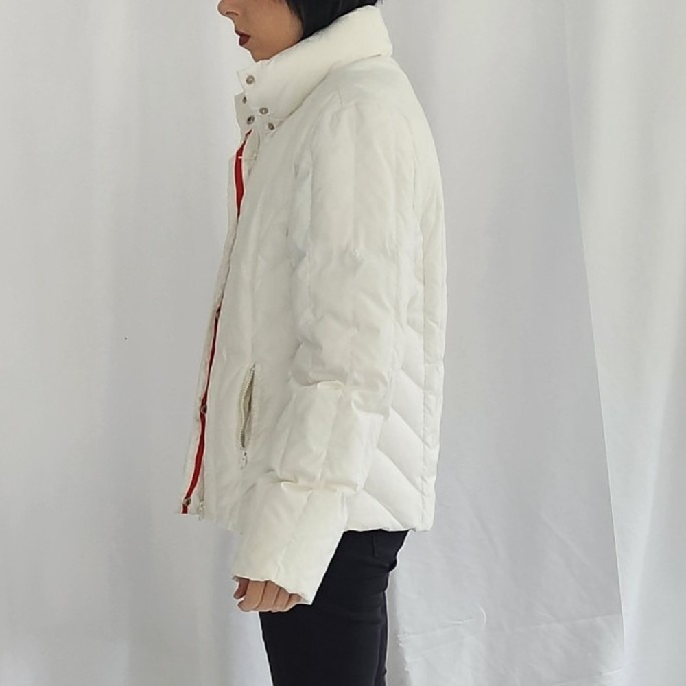 White Down Filled Puffer Jacket - image 2